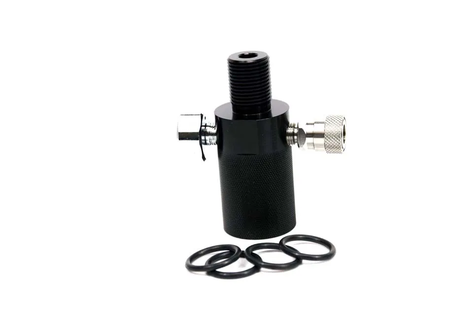 5000psi QC PCP воздушный Тестер давления цилиндрический адаптер M18X1.5 Черный - Цвет: 5000psi QC