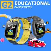 2021 NEW Children Smart Game Watches Puzzle Game Play Music Camera Calculator Support SD SIM Card Phone Call Kids Smart Clock G2