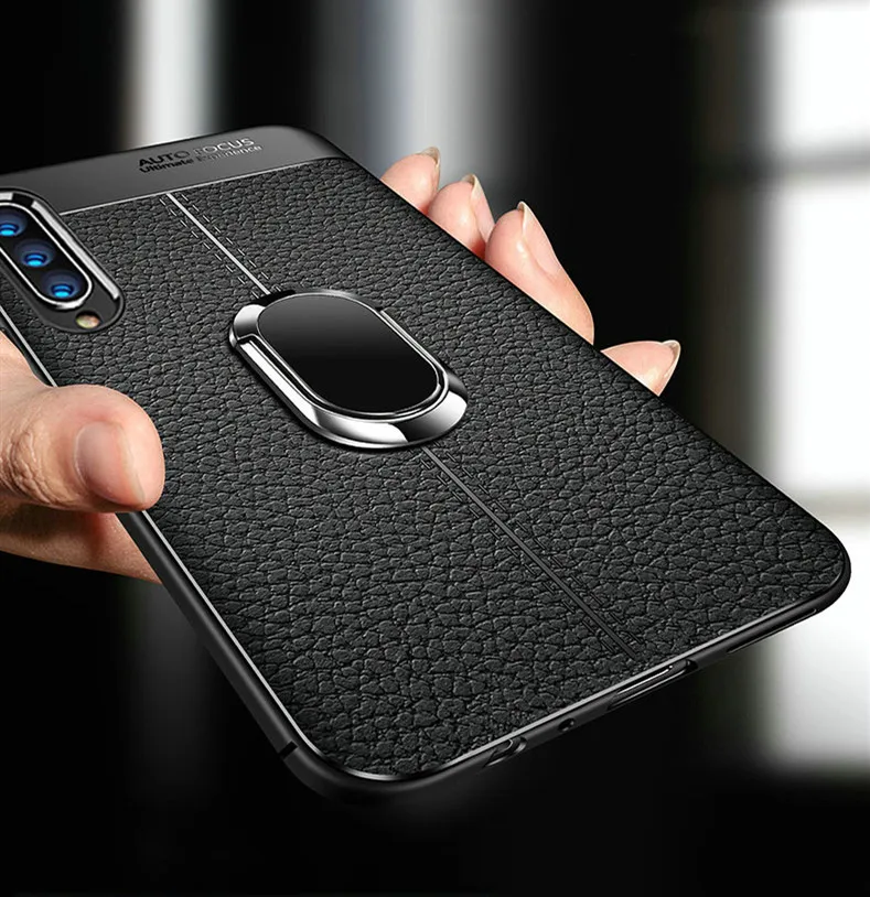 Чехол для Xiaomi Mi 9 10 8 Lite SE мягкий магнитный чехол из ТПУ с кольцом держателем