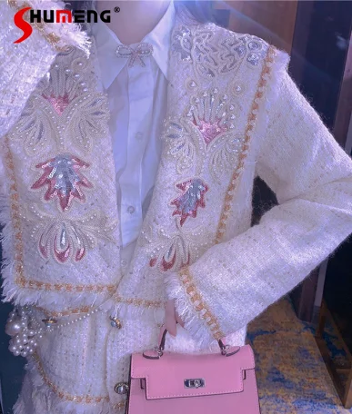 

Женский комплект из двух предметов в стиле High Street, Осень-зима 2021, модное милое короткое пальто в западном стиле, простые однотонные шорты