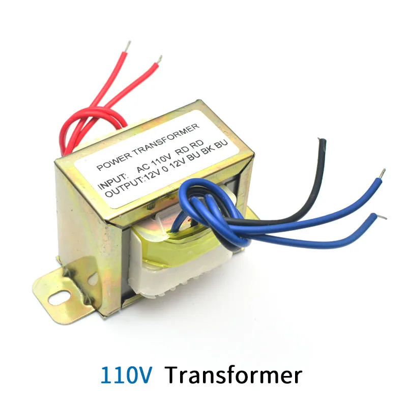 Трансформатор UNISIAN AC Dual 12 в 30 Вт входной ток 110 В 220 выходной двойной AC12V