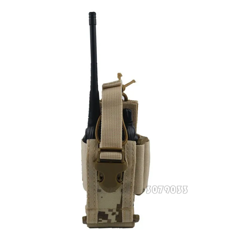 Открытый тактический Спорт Molle Радио Walkie держатель рации сумка Военная