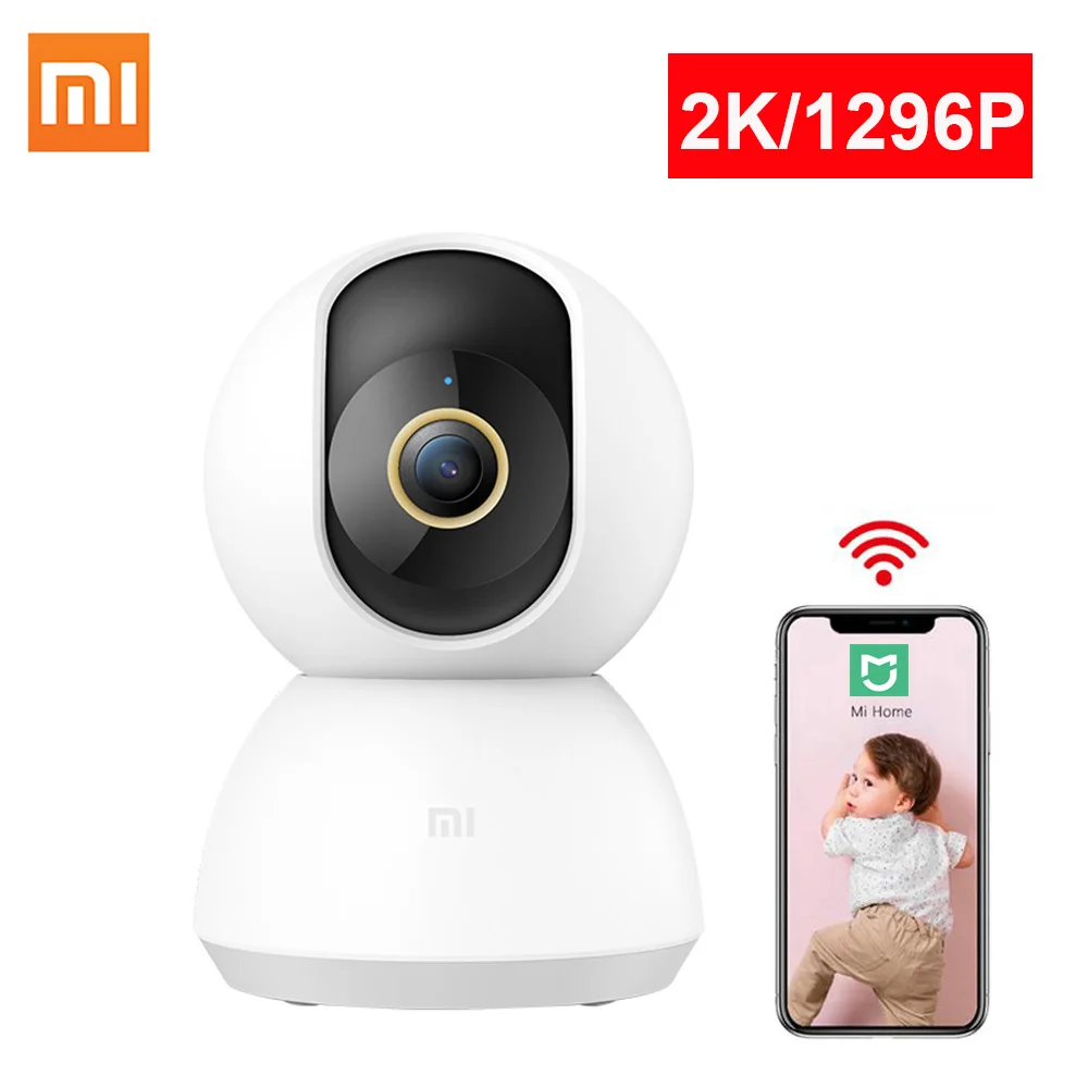 Умная IP-камера Xiaomi Mijia 1296P Ultra HD 2K Wi-Fi угол обзора 360 градусов | Электроника