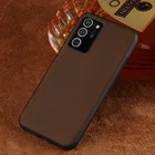 Чехол-накладка для Samsung Galaxy Note 20 Ultra, Note 10, 9, 8, A21s, A70, A51, A71, S10, S8, S9, S20 Plus, из натуральной кожи
