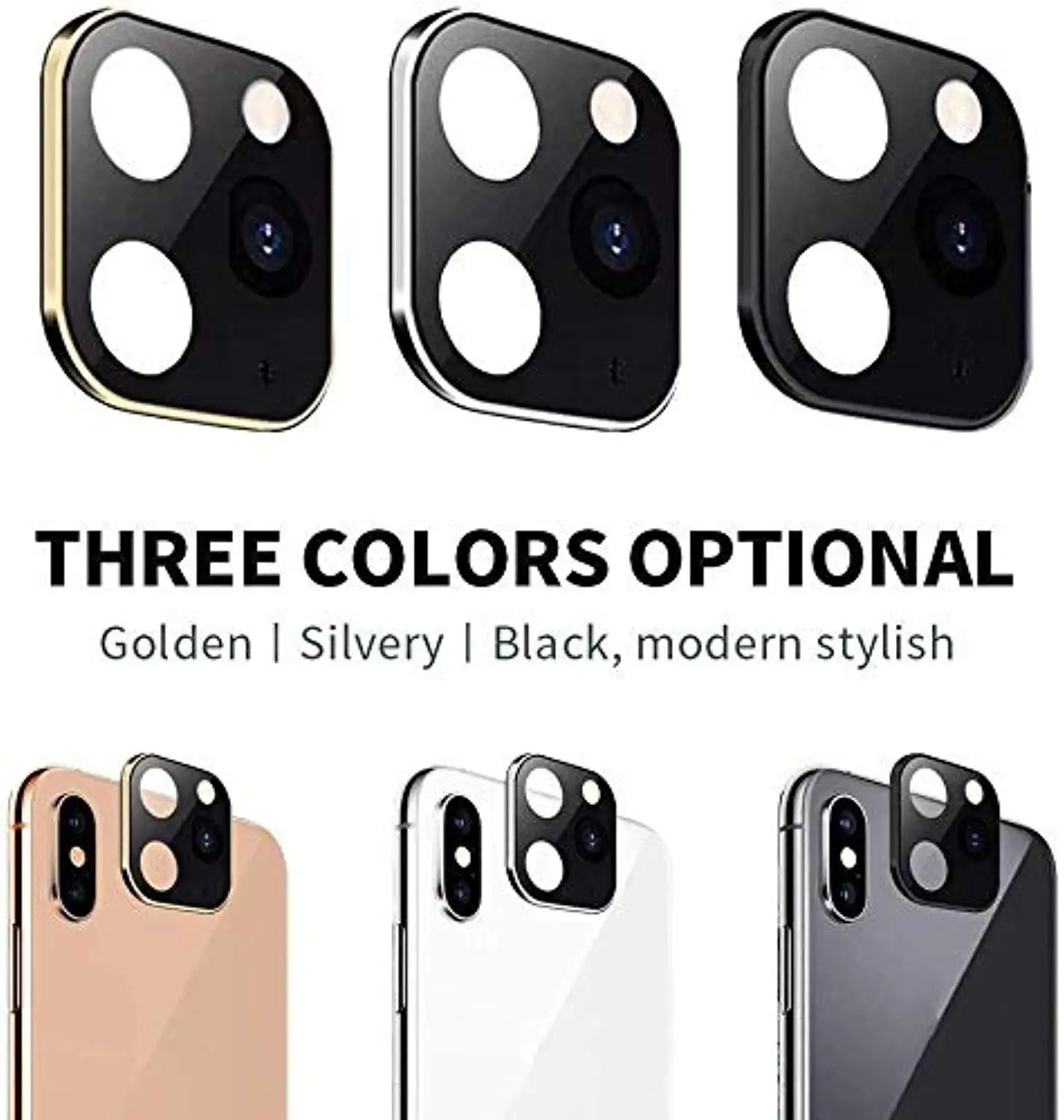 Крышка объектива камеры для iPhone X XS Max Apperance Seconds изменить на 11 Pro ультра тонкий