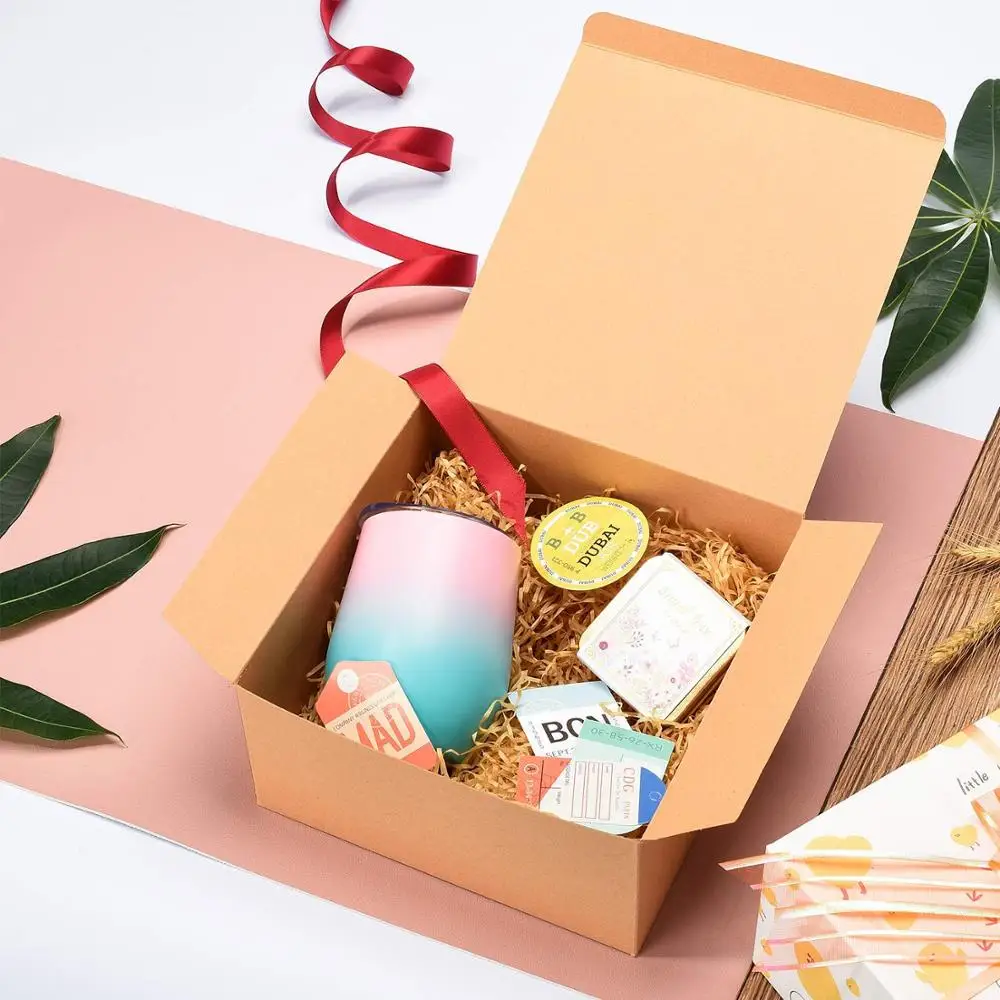 25 шт. коробка для конфет из крафт бумаги|Подарочные сумки и упаковка| |