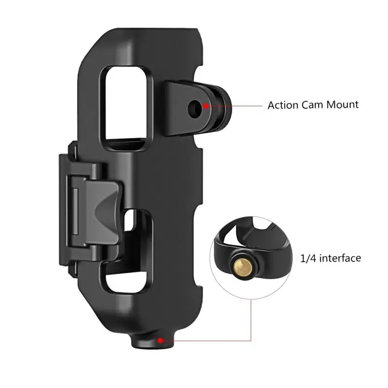 Корпус PULUZ защитная крышка рамка кронштейна и отверстие для винта 1/4 DJI OSMO Pocket/OSMO