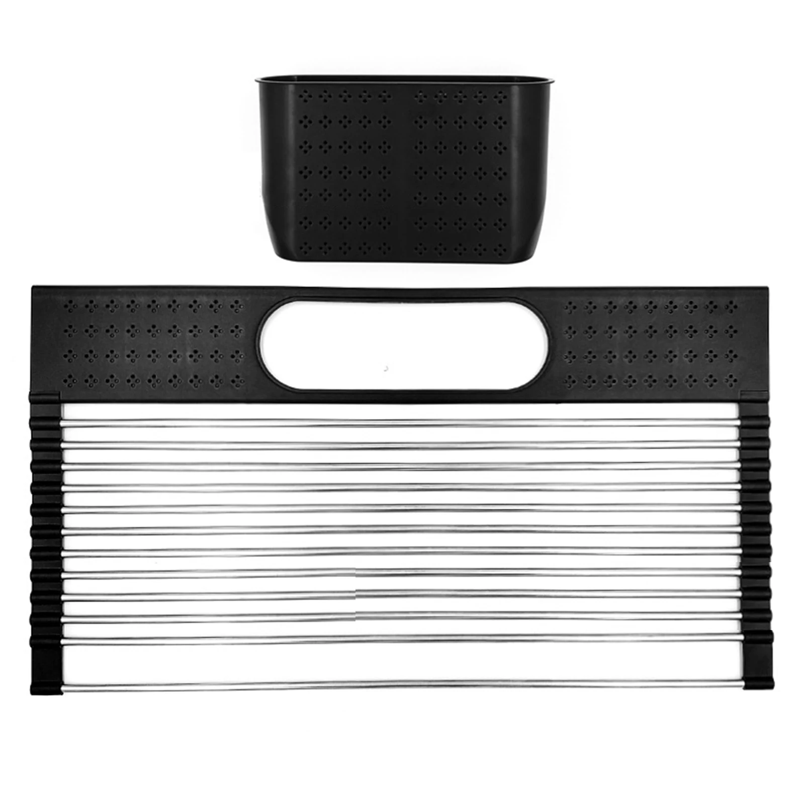 

Foldable Drain Rack Plastic Dish Drainer Dryer Tray Large Sink Drying Rack Worktop Kitchen Organizer Drying Rack Kitchen Rack