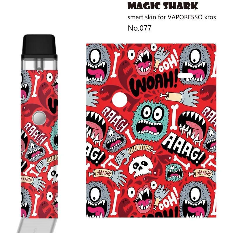 Волшебная Акула 2.5D ПВХ полная кожа Скотч Наклейка чехол пленка для Vaporesso Xros Joker