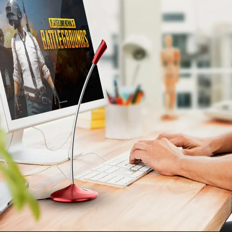 Новый Прочный 3 5 мм мини студия речи микрофон Подставка для компьютера ПК