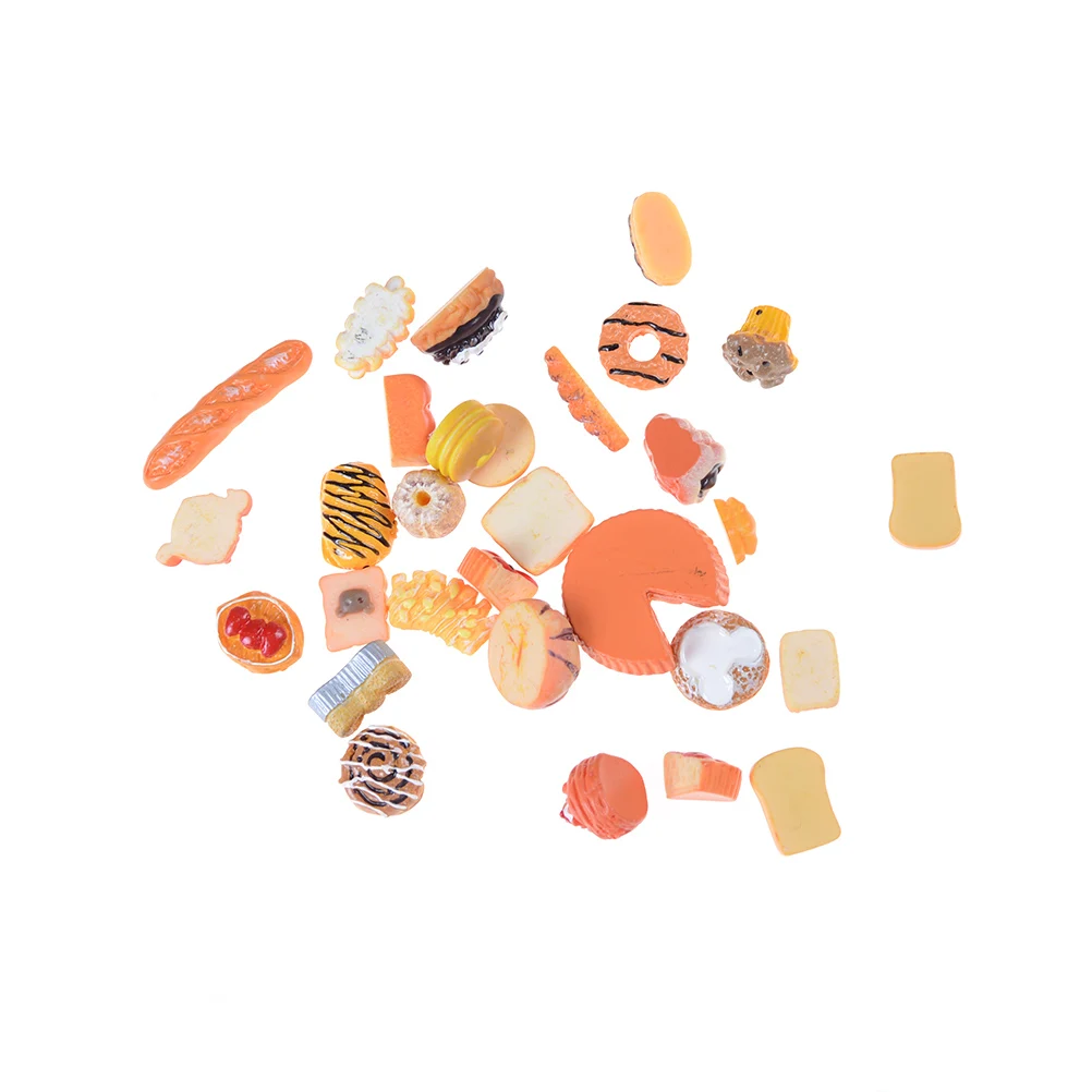 

10pcs Home Craft Mini Food Ornament Miniature Dollhouse Decor Doll House Accessories Scale Miniatures