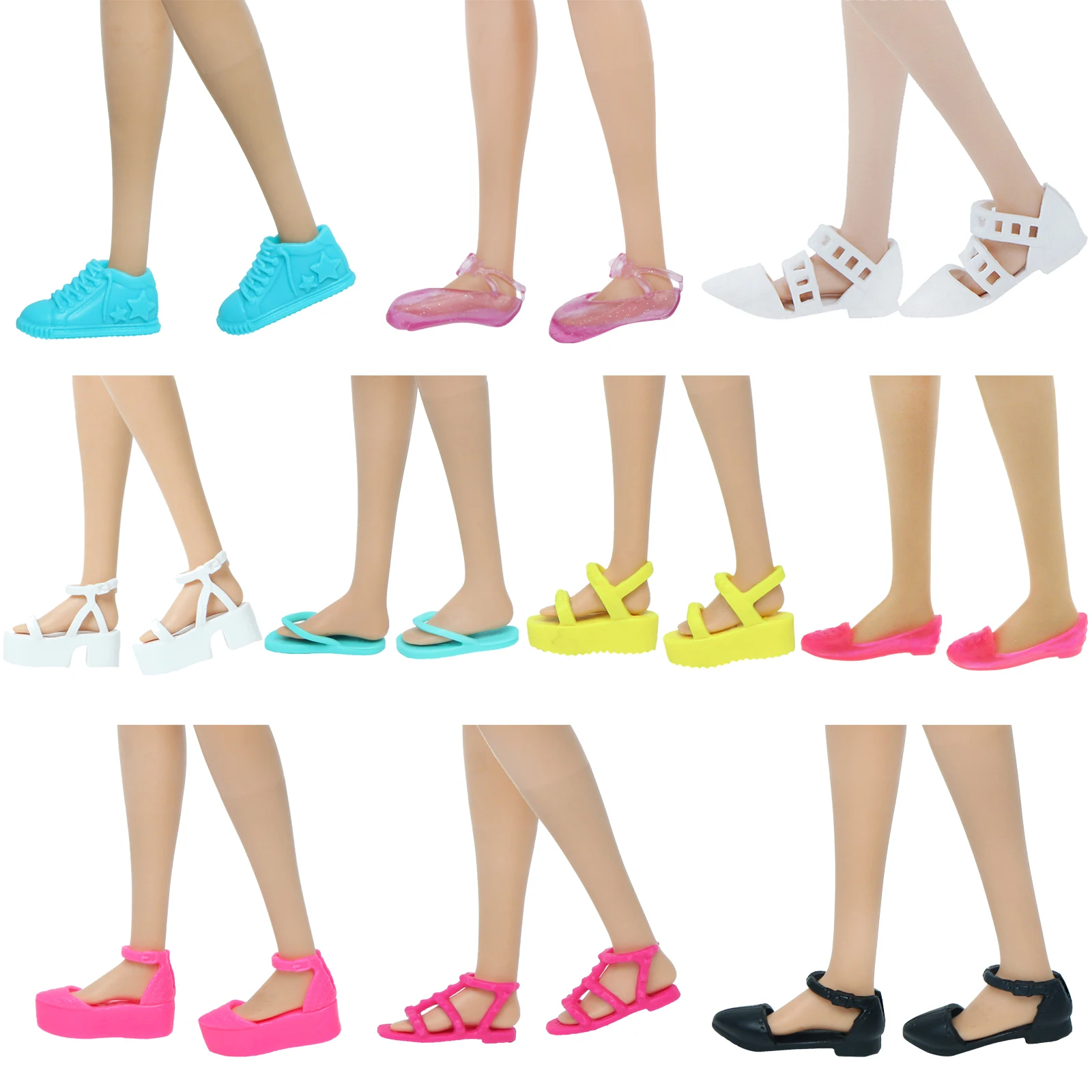 Высококачественные Плоские кукольные туфли смешанные стильные милые сандалии