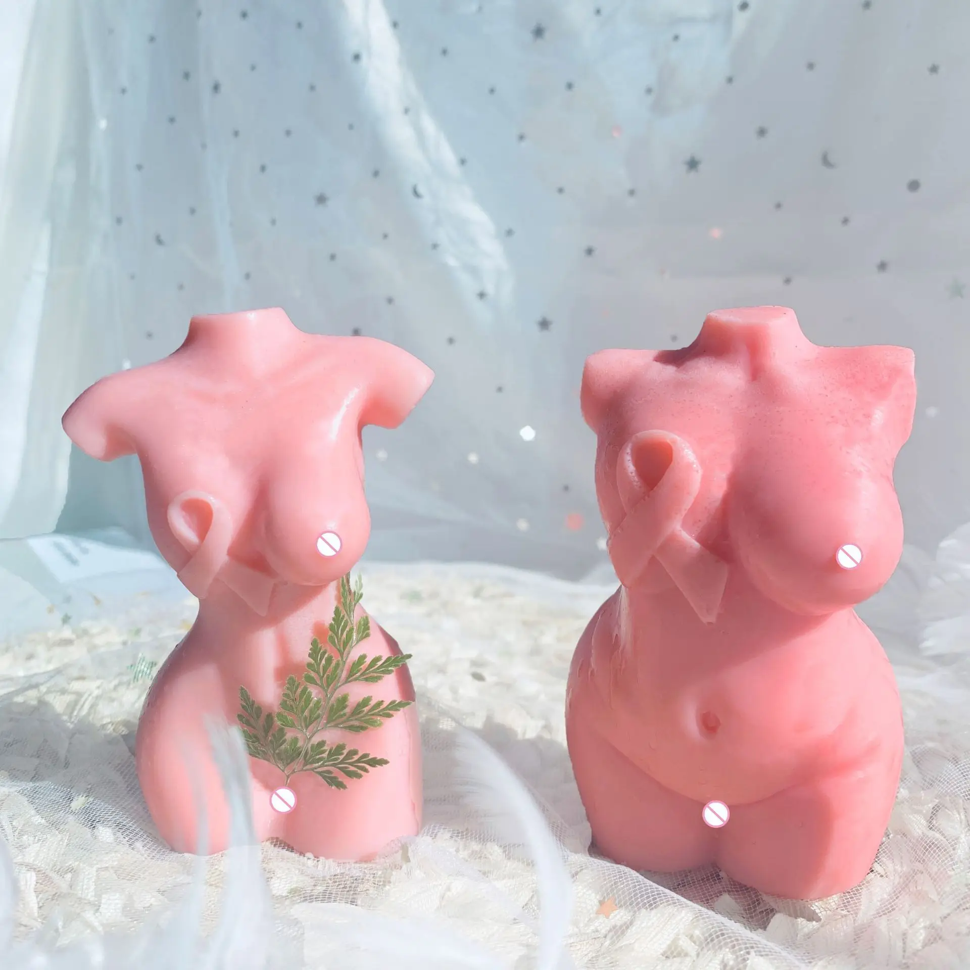 

PRZY Human Candle Gypsum Chocolate Candle Decor Woman Body Soap Molds 3D Mold Silicone Cake Mold Clay Resin Moulds