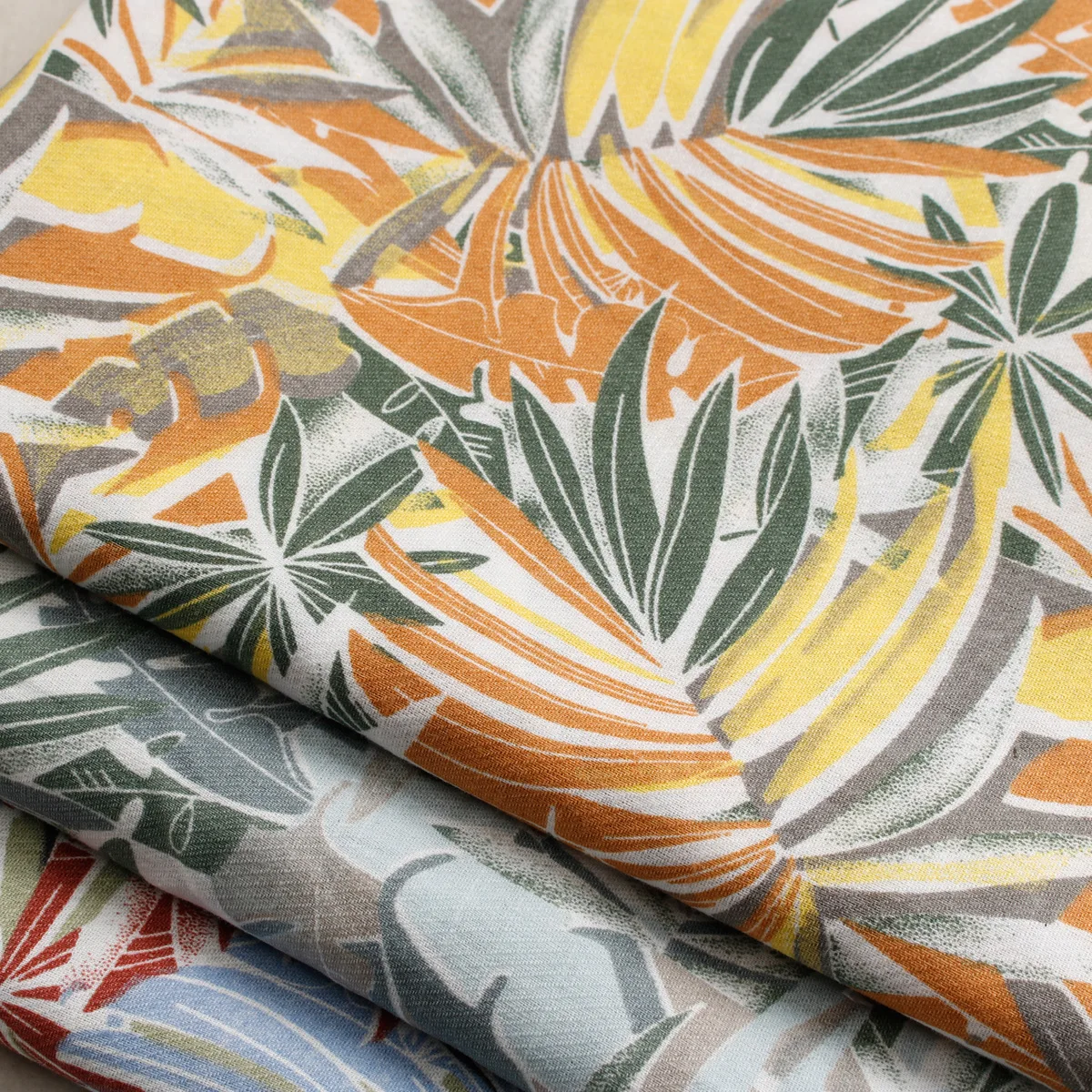 Новинка весны 2020 хлопковая ткань с принтом в гавайском стиле для отдыха на море