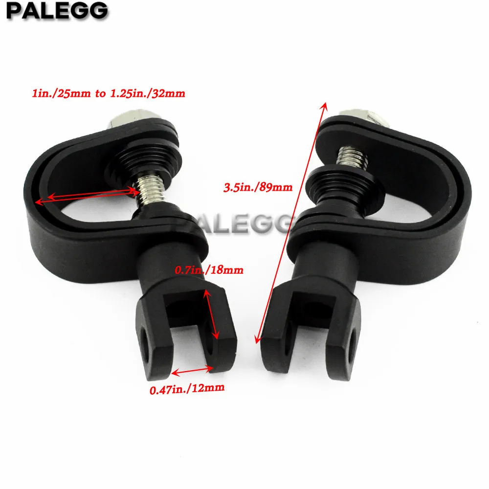 Мотоцикл шоссе ног колышек зажим 1 25 &quot маленького размера круглой формы с