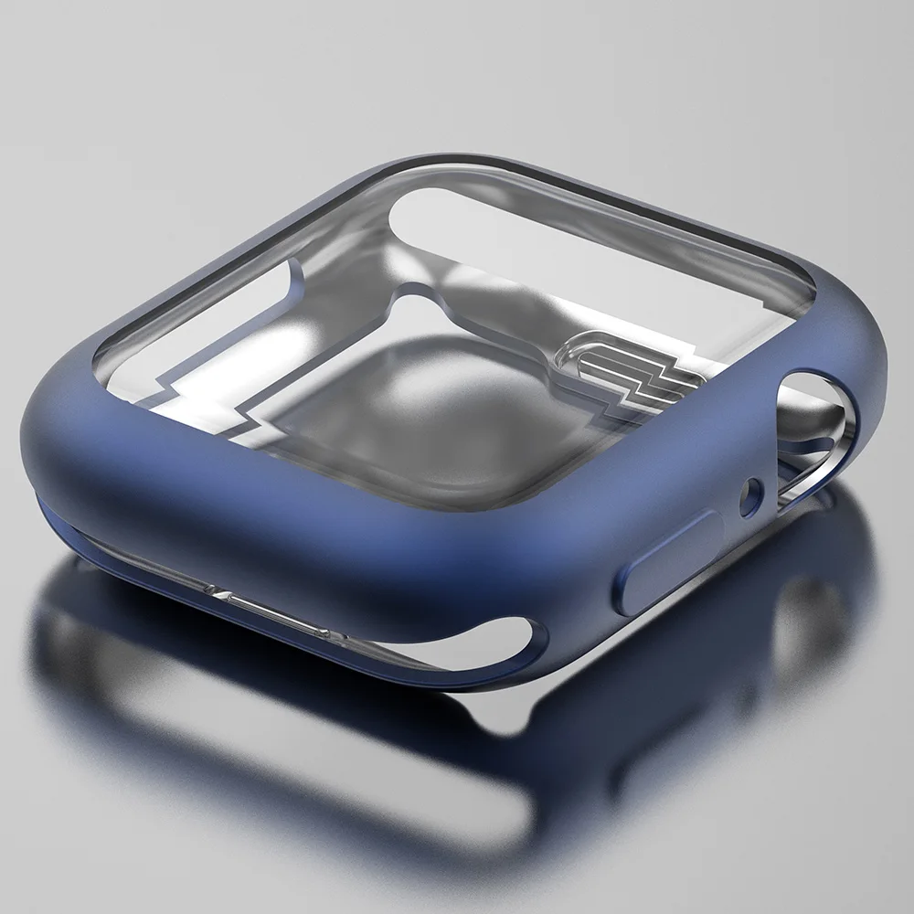 Flexible TPU Cover for Apple Watch SE Case Series 6 5 4 40mm 44mm Screen Protector Matte Shell for iWatch Exquisite Bumper