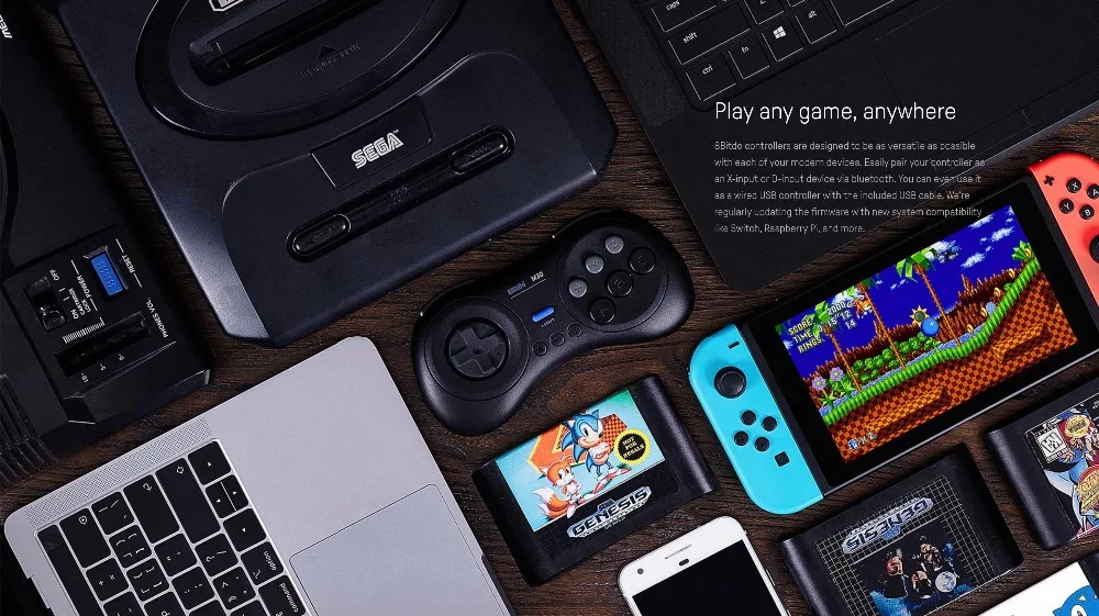 2019 Новый 8bitdo M30 Bluetooth геймпад для Sega Genesis Mega Drive Style Nintendo Switch|Геймпады| |