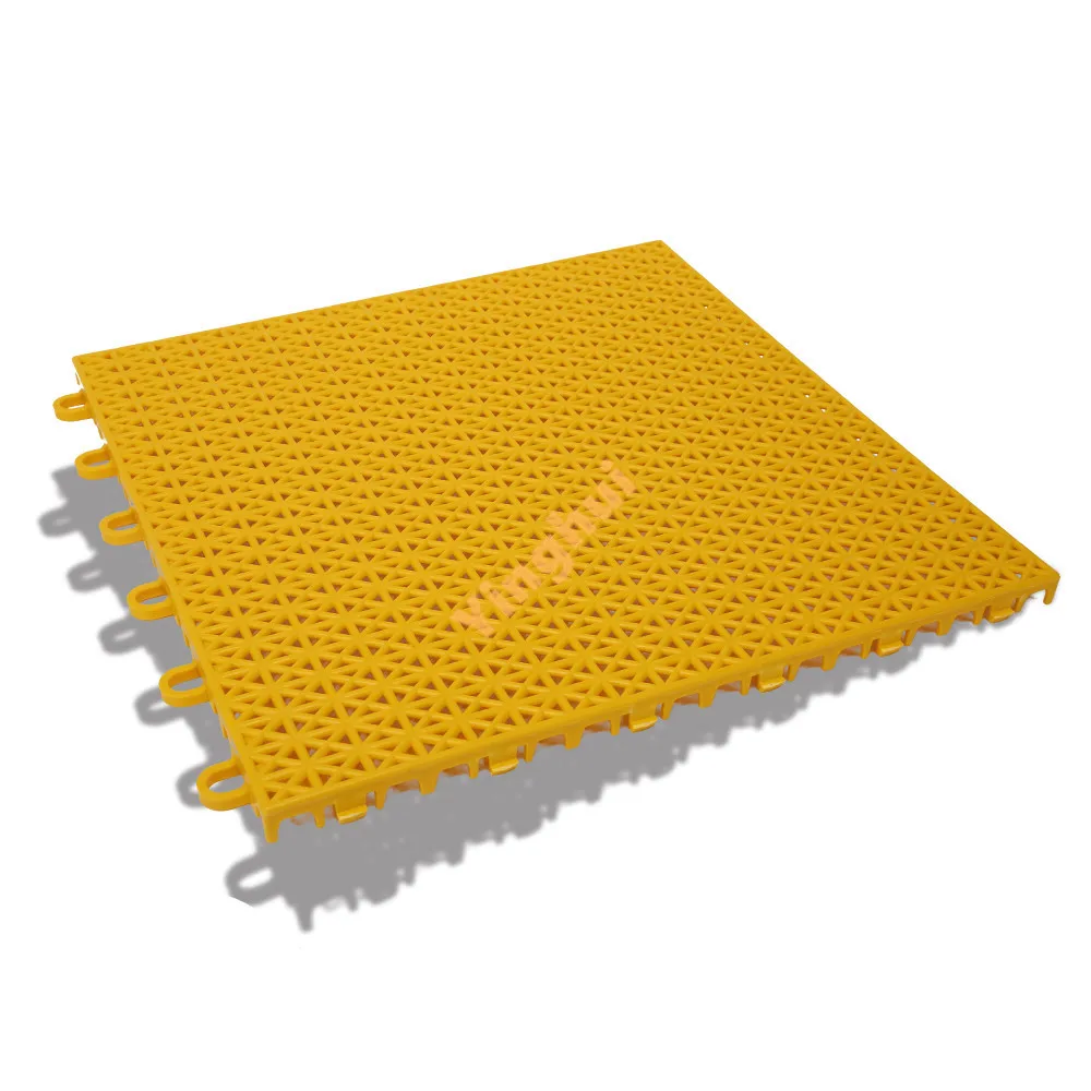 Полипропиленовый спортивный пол для семейного двора баскетбольной площадки