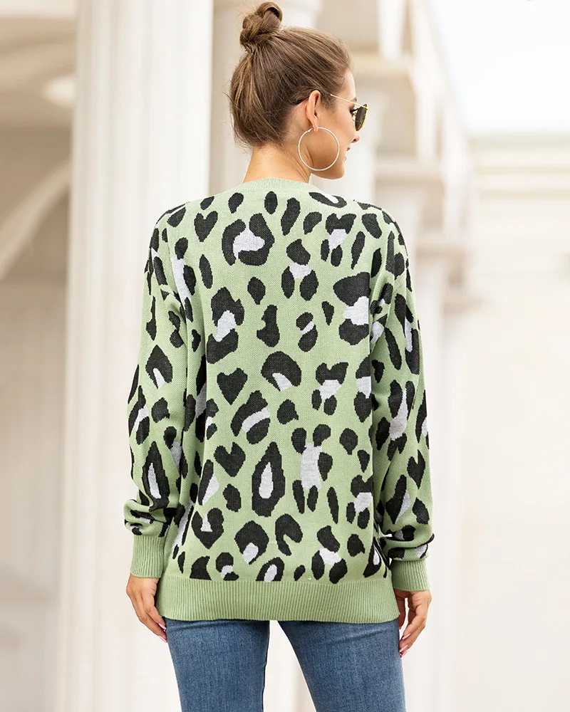 Женский свитер Новый Модный пуловер с круглым вырезом зимние вязаные базовые