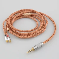 hifi 4 4mm 2 5mm 3 5mm xlr balanced 16 core 99 7n occ earphone headphone upgraded cable for akg n5005 n30 n40 mmcx