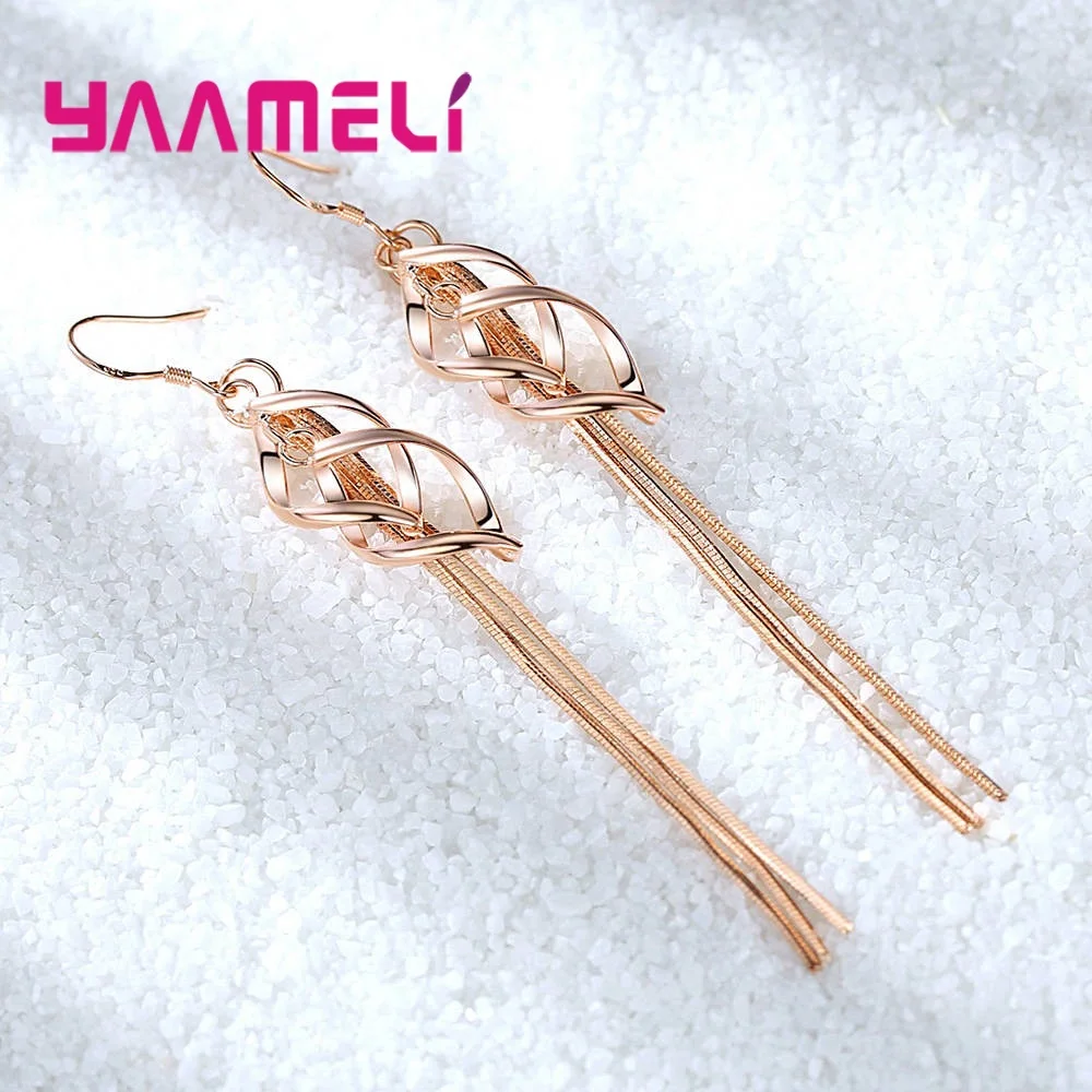 Лидер продаж товар длинные серьги-кисточки в стиле ретро с металлической