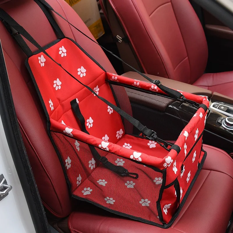 

Dog Car Mat Clean Car Dirt Bag Mesh Pet Supplies Soild Color Safety Seat Breathable Cat Bag Car Front Bag 1pc Pet Car Bag