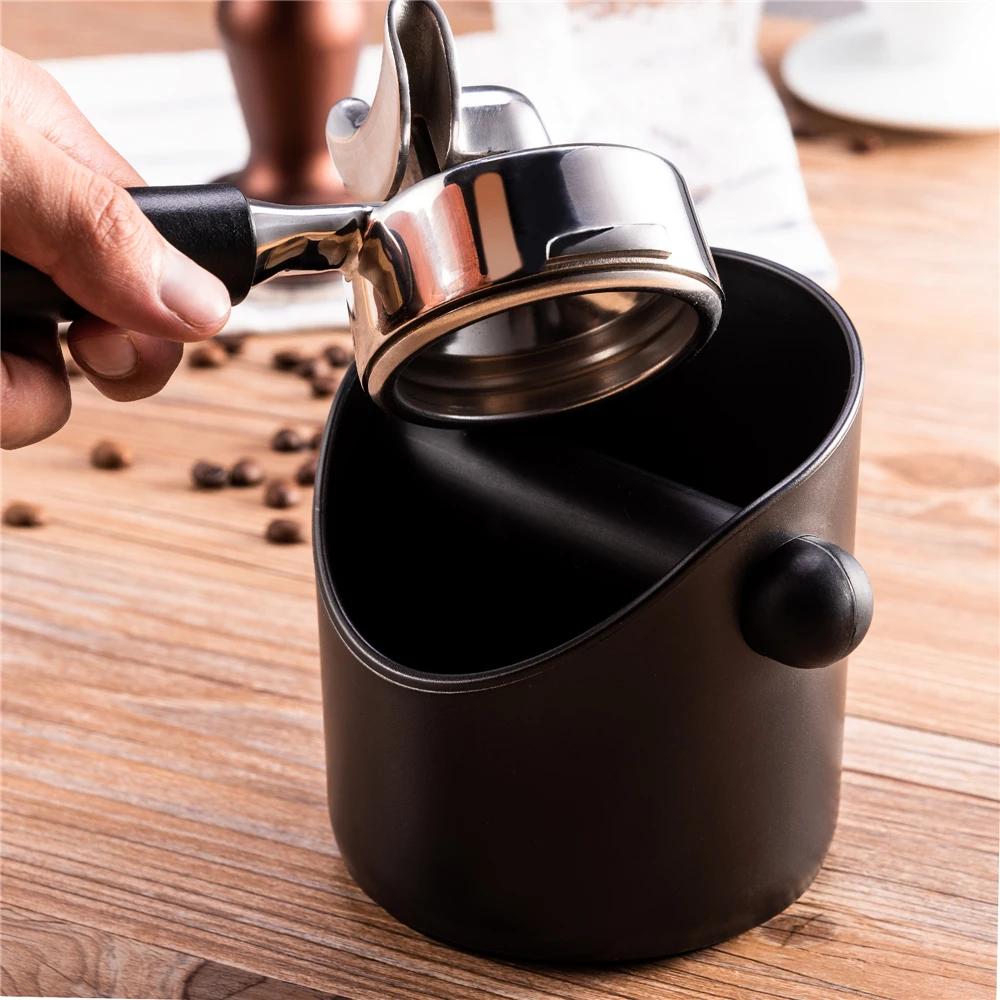 Espresso Klop Doos Shock-Absorberende Duurzaam Barista Stijl Koffie Klop Doos Container Anti Slip Koffie Grind Dump Afval Espresso Klop Doos Shock-Absorberende Duurzaam Barista Stijl Koffie Klop Doos Container Anti Slip Koffie Grind Dump Afval