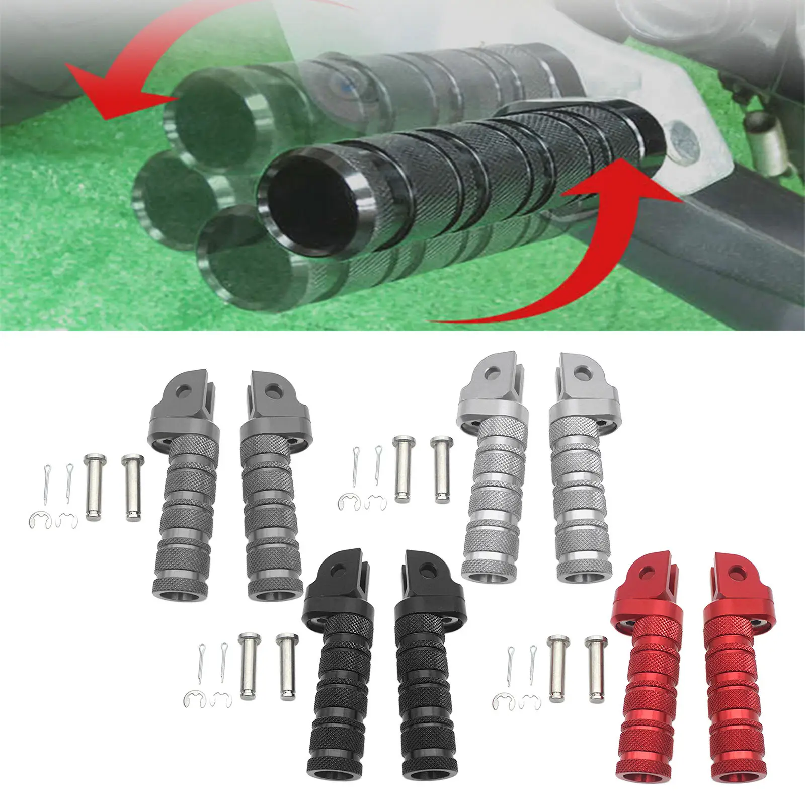 

ЧПУ задние подставки для ног педали для мотоцикла YAMAHA MT-07 MT-25 F Z1 FZ 8tdm90 0 XJR1 300