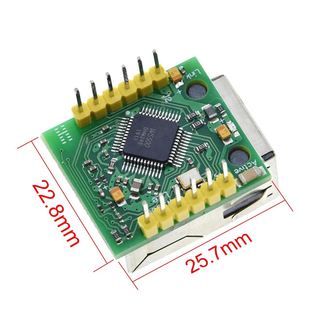 Завеса умная электроника USR ES1 W5500 чип Новый SPI для LAN/ Ethernet конвертер TCP/IP