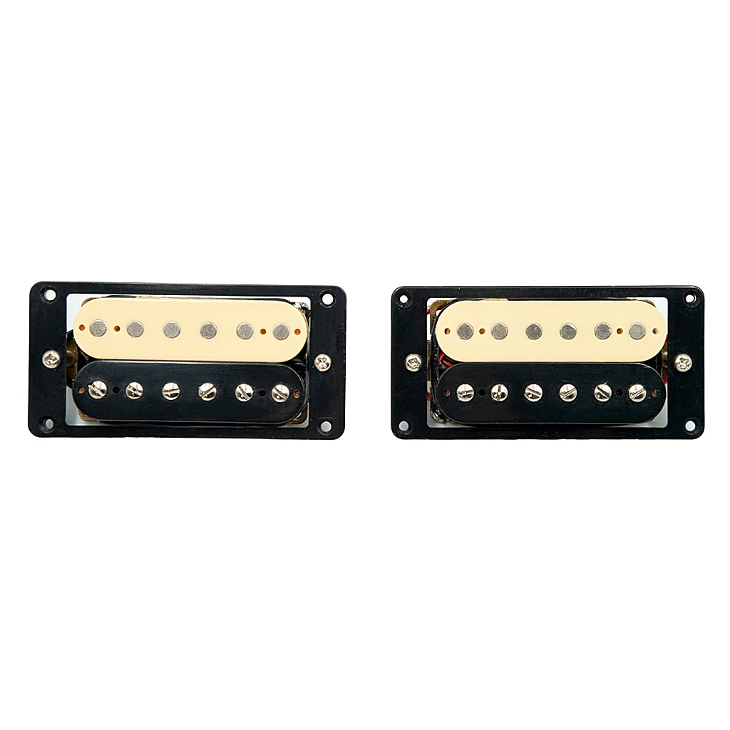 naomi elektrische gitarre pickup dual coil humbucker neck bridge set 50mm52mm wschwarz rahmen keramik magnet für st lp style gitarre free glo