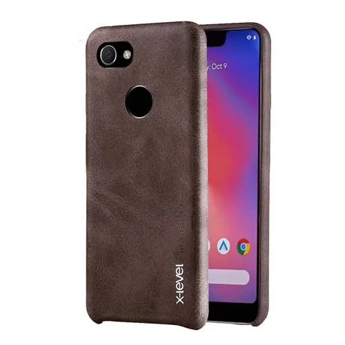 coffee case Для Pixel 3A чехол X-level роскошная винтажная Обложка на заднюю панель из искусственной кожи чехол для Pixel 3 чехол для Pixel 3XL для Google Pixel 3A чехол - Цвет: coffee case