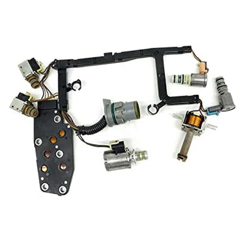 

7PCS Car Transmission Master Solenoid Kit 4L60E 4L65E Shift 3-2 Harness Transmission Solenoid for GM Chevrolet 2003-2005