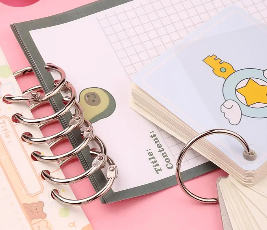 30 шт Металлическое кольцо для открытия весенних ворот переплет пряжка сплит