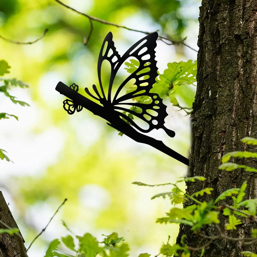 

2021 Garden Art Outdoor Garden Backyard Branch Metal Animal Decoration Gift Creative Simulation Animal Ornament Garden Statues