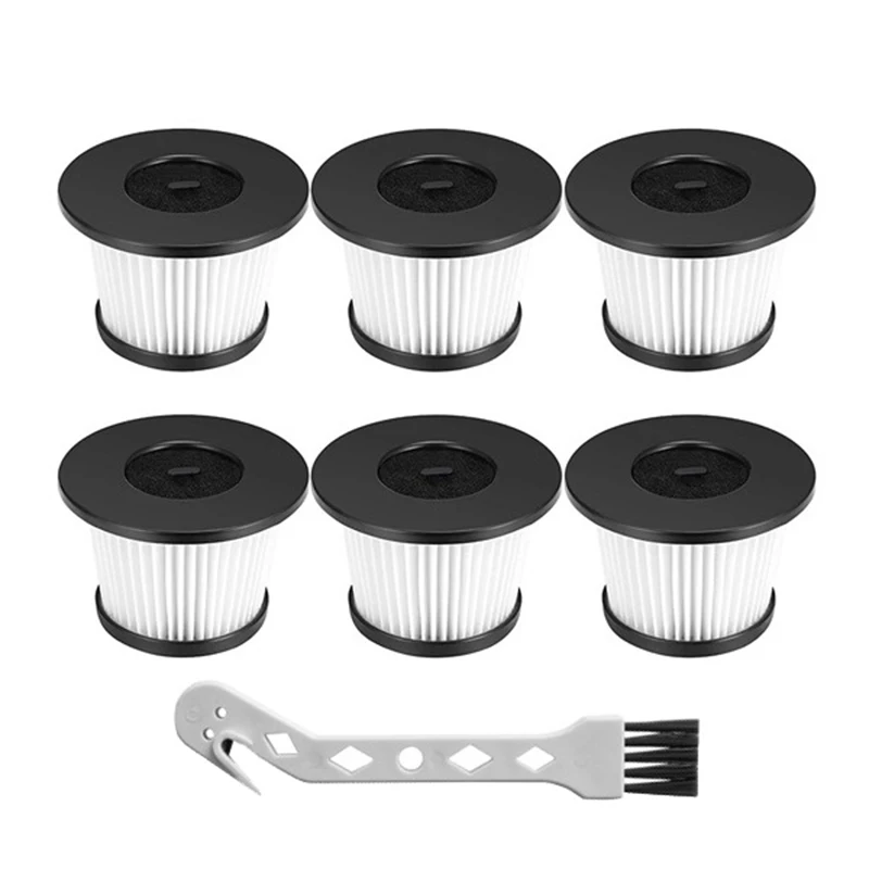 

Replacement Filter Vacuum Cleaner Parts for MOOSOO K24 Wireless Handheld Vacuum Accessories,Filter Cleaning Brush