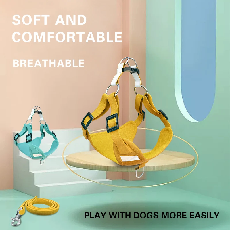 Светоотражающий Поводок для собак Регулируемый мягкий и удобный светильник