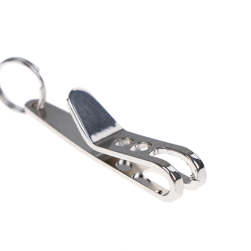 5pcs Mini Edc Gear Pocket Suspension Clip Hanger Tool Key Ring Keychain images - 6