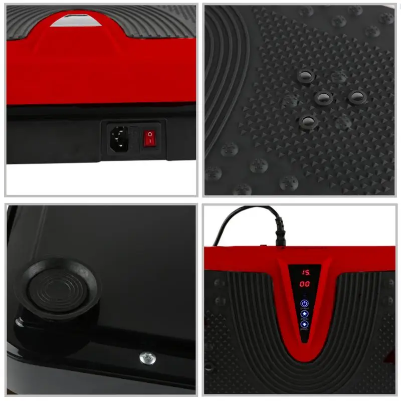 9 режимов вибрации фитнес тонкая вибрационная пластина машина высокочастотный