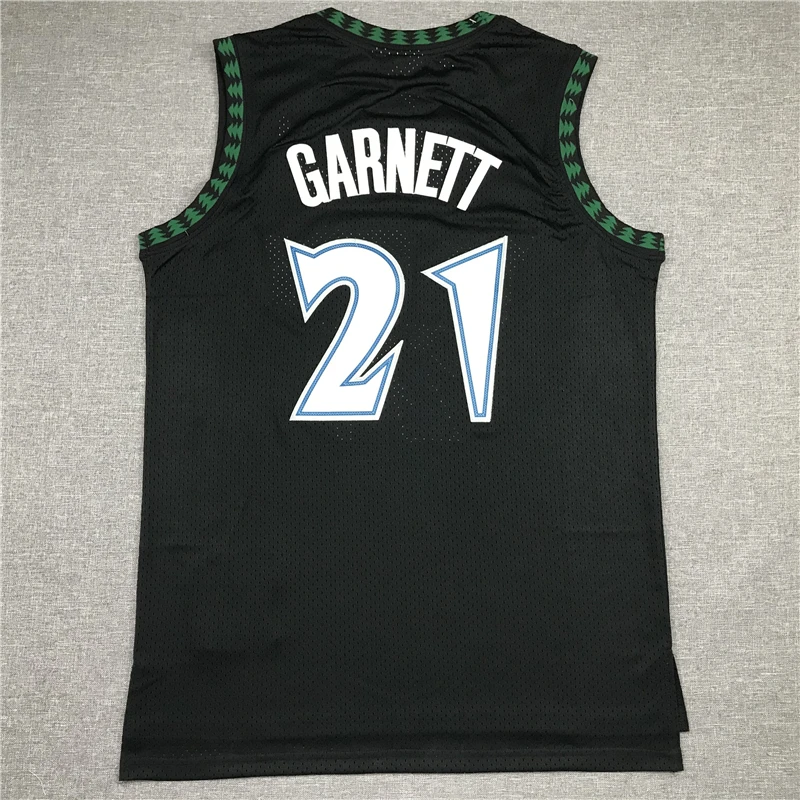 

2022 American Basketball Jerseys Clothes Minnesota Timberwolves Kevin Garnett #21 #5 European Size Ball Pants T Shirts 2XL