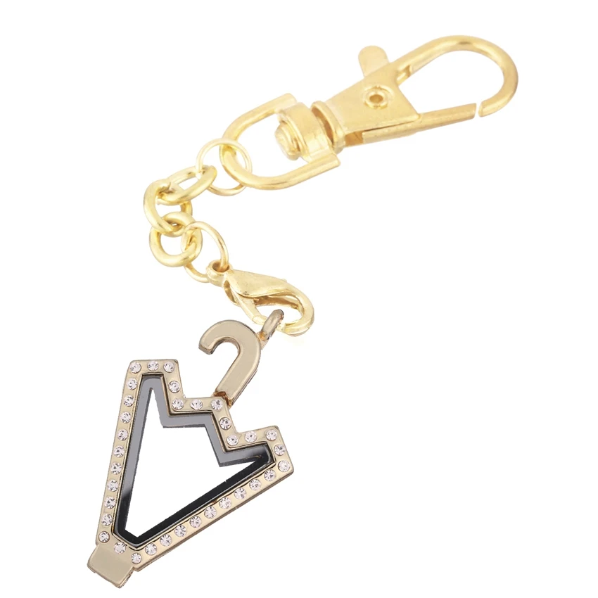 10 шт./лот Смешанная форма зонтика открытый Хрустальный брелок для ключей