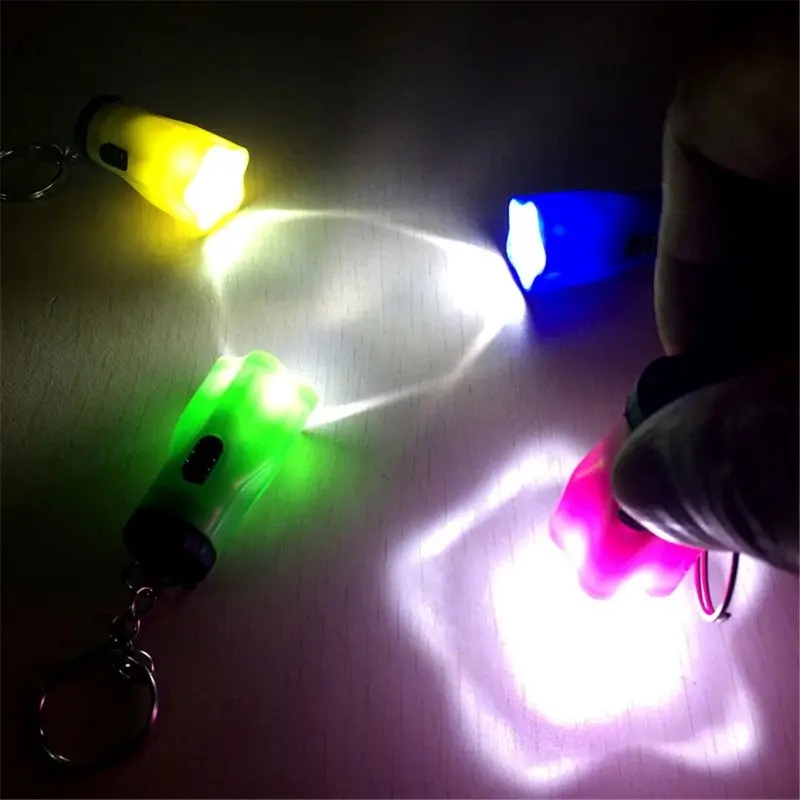 

Mini Flashlight LED Light-Up Toys Keychain Party Favors Kids Toy Gift Gadgets Bag Pendant