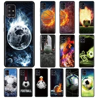 fire sport football phone shell for samsung galaxy a51 a71 a21s a12 a31 a41 a32 a02s a11 a72 a52 a42 5g a21 eu soft case