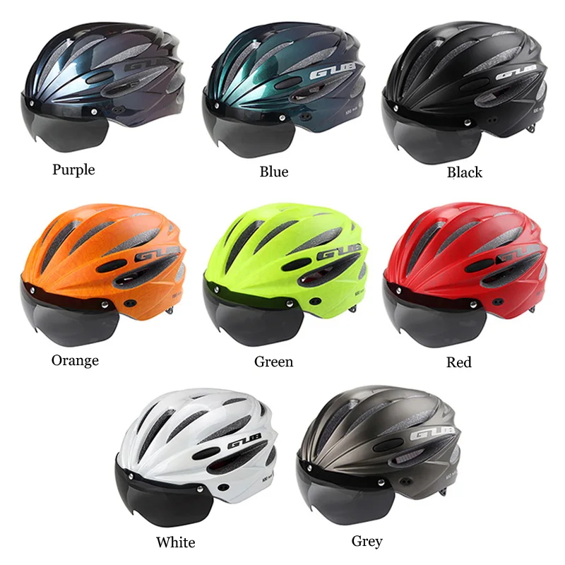 Велосипедный шлем с козырьком магнитные очки интегрированные MTB дорожный