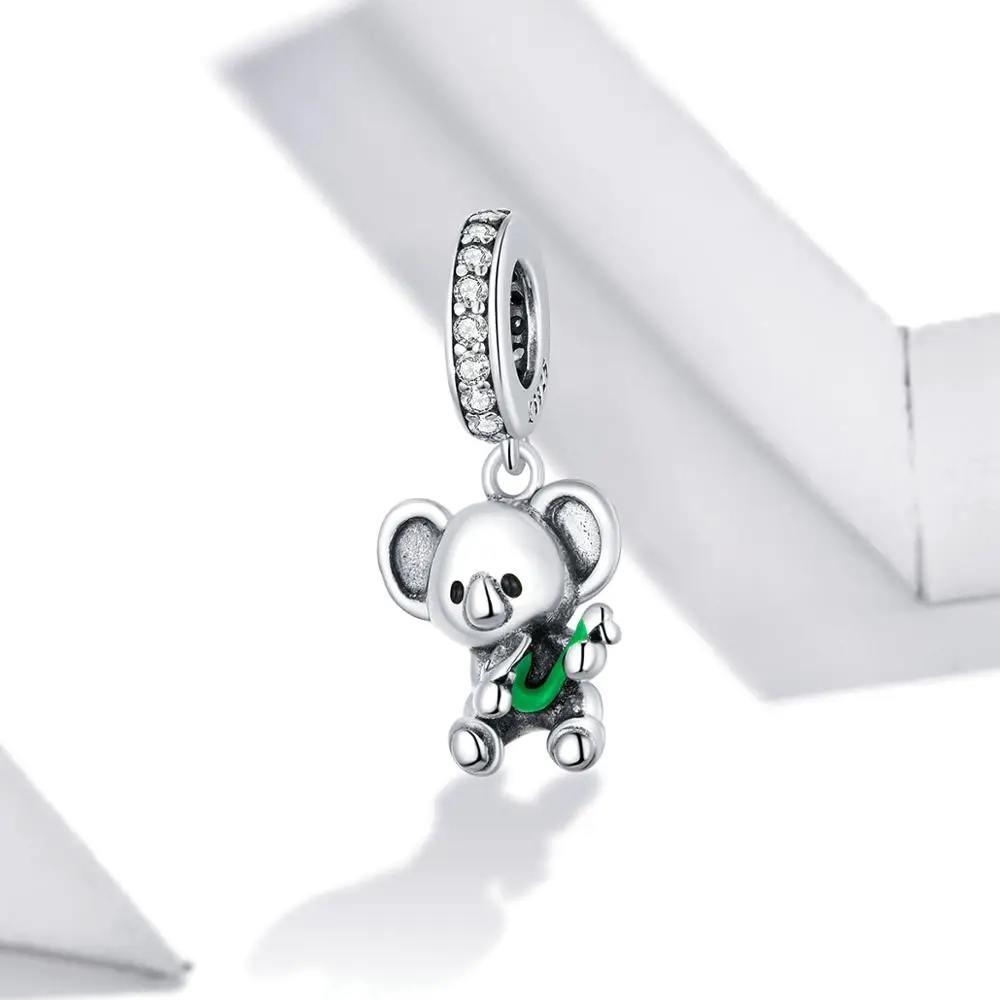 Подвеска серебряная 925 оригинальная гитара хип-хоп енот бульдог медведь с