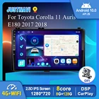 1280*720 IPS Android 2017 GPS автомобильный радиоприемник, мультимедийный плеер для Toyota Corolla 11 Auris E180 2018 DSP Carplay Stereo No 2 din