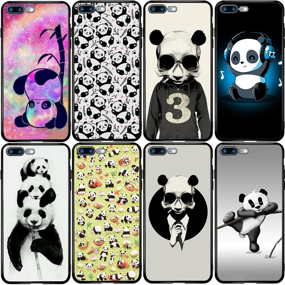 Cover Case for Samsung Note 8 9 10 20 S6 S7 S8 S9 S10 S20 FE S10E S11E Lite Plus Ultra Edge Panda Art|Бамперы| |