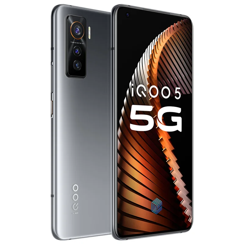 Original Vivo IQOO 5 5G Mobile Phone 50.0MP+13.0MP+13.0MP+16.0MP Snapdragon 865 6.56&quot 120HZ 12GB RAM 256GB ROM 55W Fast Charger |