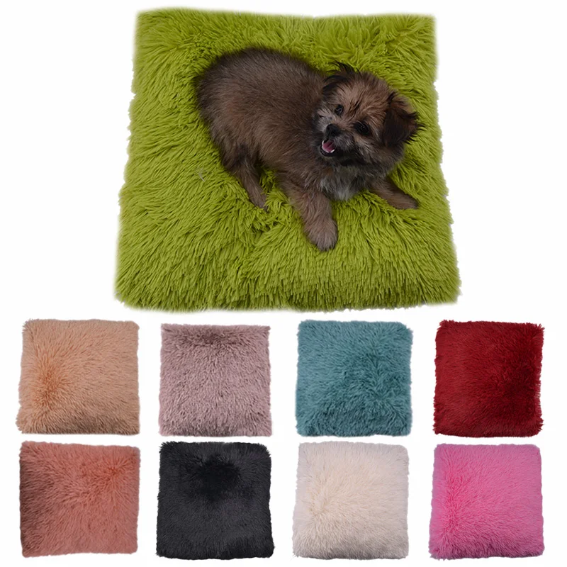 

Soft Dog Blanket Mat Warm Comfortable Pet Blanket For Dogs Cats Pet Supplies Soft Long plush Padded Warm Cat Warm Dog Blanket
