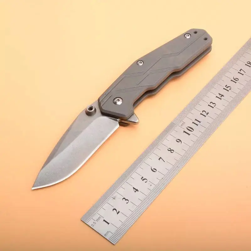 

Нож kersha 3810, тактический складной карманный Клинок с титановой ручкой и лезвием D2, для повседневного использования, охоты, выживания