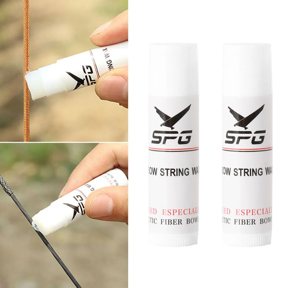 

2pcs Bowstring Maintenance Wax Small Practical Archery Bowstring Repair Wax for Home Outdoor